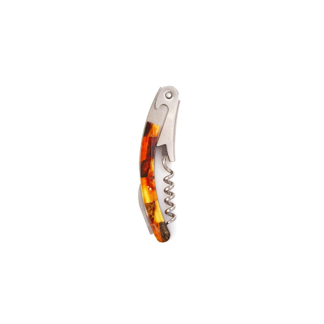 Amber Corkscrew with Knife