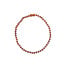 Collier bébé avec ambre cognac boule, fermoir clip, longueur 32 - 33 cm