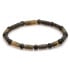Bracciale con ambra cilindrica multicolore del Mar Baltico, lunghezza 20-21 cm