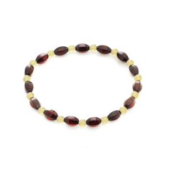 Pulseira com âmbar natural...
