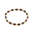 Pulsera con ámbar natural multicolor del mar Báltico, longitud 19 cm
