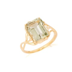 Ring met natuurlijke groene...