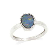 Ring with oval Australian...