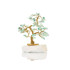 Albero della felicità 13 cm con avventurina (105 petali) e marmo greco