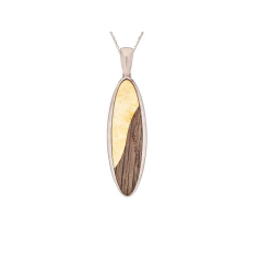 Pendentif avec ambre...