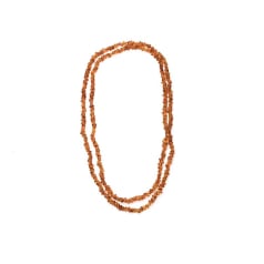 Collar con ámbar coñac...