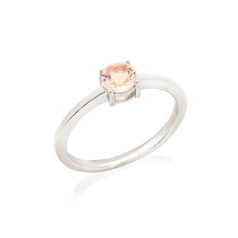 Anillo redondo con cuarzo...