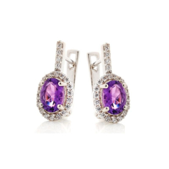 Amethyst and Cubic Zirconia...