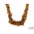 Collana con scaglie di ambra cognac naturale del Mar Baltico, lunghezza 45 cm