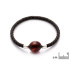 Armband met natuurlijk cognac amber uit de Baltische Zee, lengte 19 cm