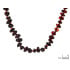Collier bébé avec ambre multicolore, fermoir clip, longueur 32 - 33 cm