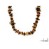 Collana con scaglie di ambra naturale multicolore del Mar Baltico, lunghezza 60 cm
