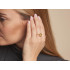 Ring met natuurlijk geel kwarts, in 750 goud