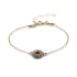 Bracelet avec ambre cognac, argent vieilli 925, 18 + 3 cm