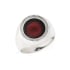 Ring met natuurlijke cognac amber uit de Baltische Zee, gemaakt van verouderd zilver 925