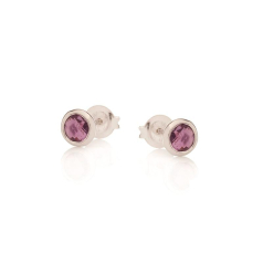 Pendientes con amatista...