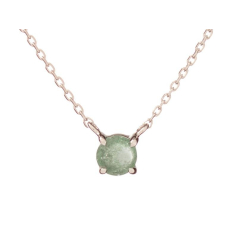 Collar con cuarzo verde...