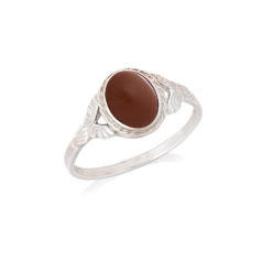 Ring with natural red...