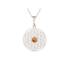 Flower of life pendant with...