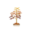 Árbol de la felicidad de 20 cm en ámbar y madera de abedul