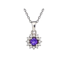Pendentif améthyste et...