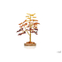 Árbol de la felicidad de 20 cm en ámbar y madera de abedul