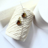 Bracelet with cognac amber, rhodium-plated silver 925, 16+3 cm