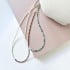 Armband mit rundem Quarz und Rubin, 925 goldSilber, Länge 14+ 3 cm