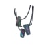 Collana in opale boulder australiano multicolore naturale, in argento 925, 50 cm
