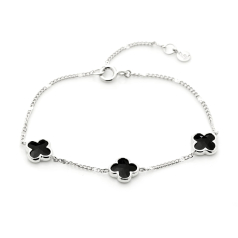 Clover bracelet with...