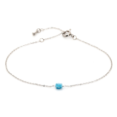 Bracciale in turchese blu...