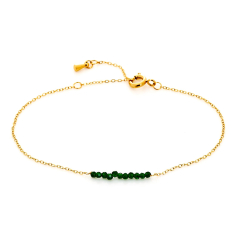 Pulsera de arenisca verde...