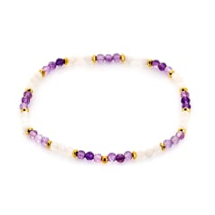 Bracelet avec améthyste...