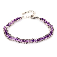 Bracelet avec améthyste...