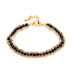 Pulsera de ónix negro...