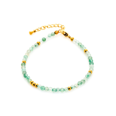 Pulsera de aventurina verde...