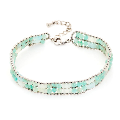 Amazonitarmband blau...