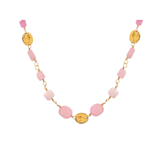 Collar de lepidolita...
