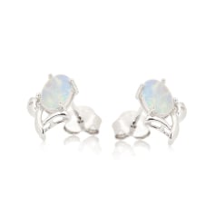 Clous d'oreilles avec opale...