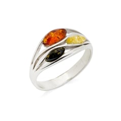 Bague avec ambre...
