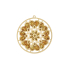 Amber heart charging plate, diameter 11 cm