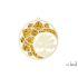 Amber tree charging plate, diameter 20 cm