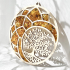 Amber tree charging plate, diameter 20 cm