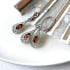 Baltischer Bernsteinanhänger cognac Navette, 925 Silber rhodiniert, 5x10 mm