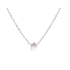Collier avec pierre de lune blanche goutte, acier inoxydable, 41,5-3-3 cm