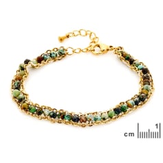 Bracelet avec turquoise...