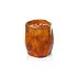 Ceramic candle with amber