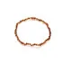 Children's necklace with cognac amber, screw clasp, length 32 - 33 cm