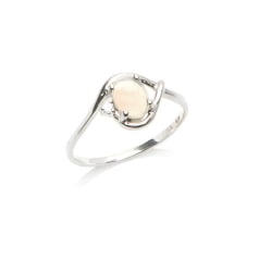 Anello con opale e ossido...