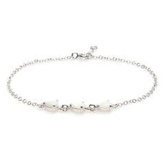 Armband met witte opaal...